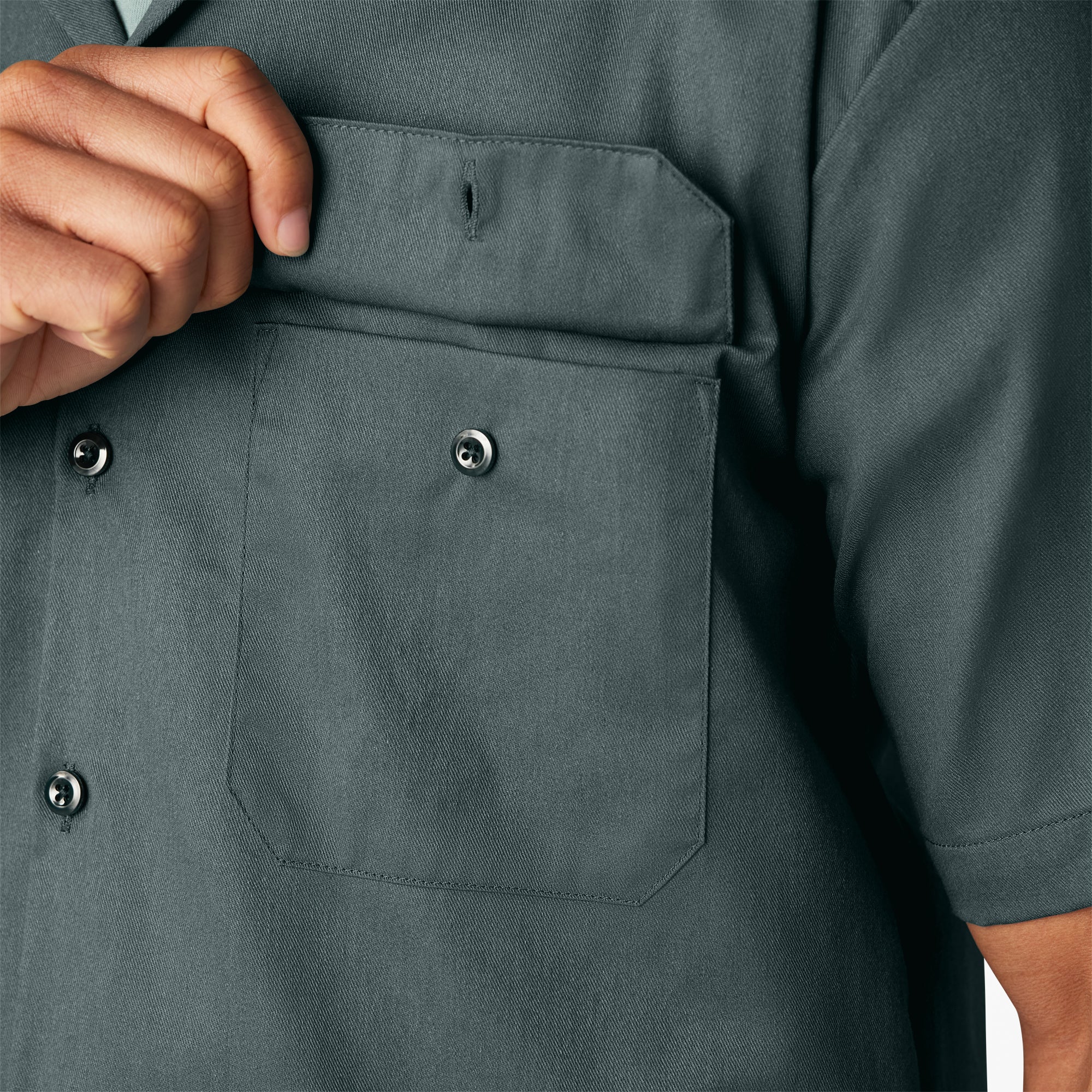 Short Sleeve Work Shirt - Image 8