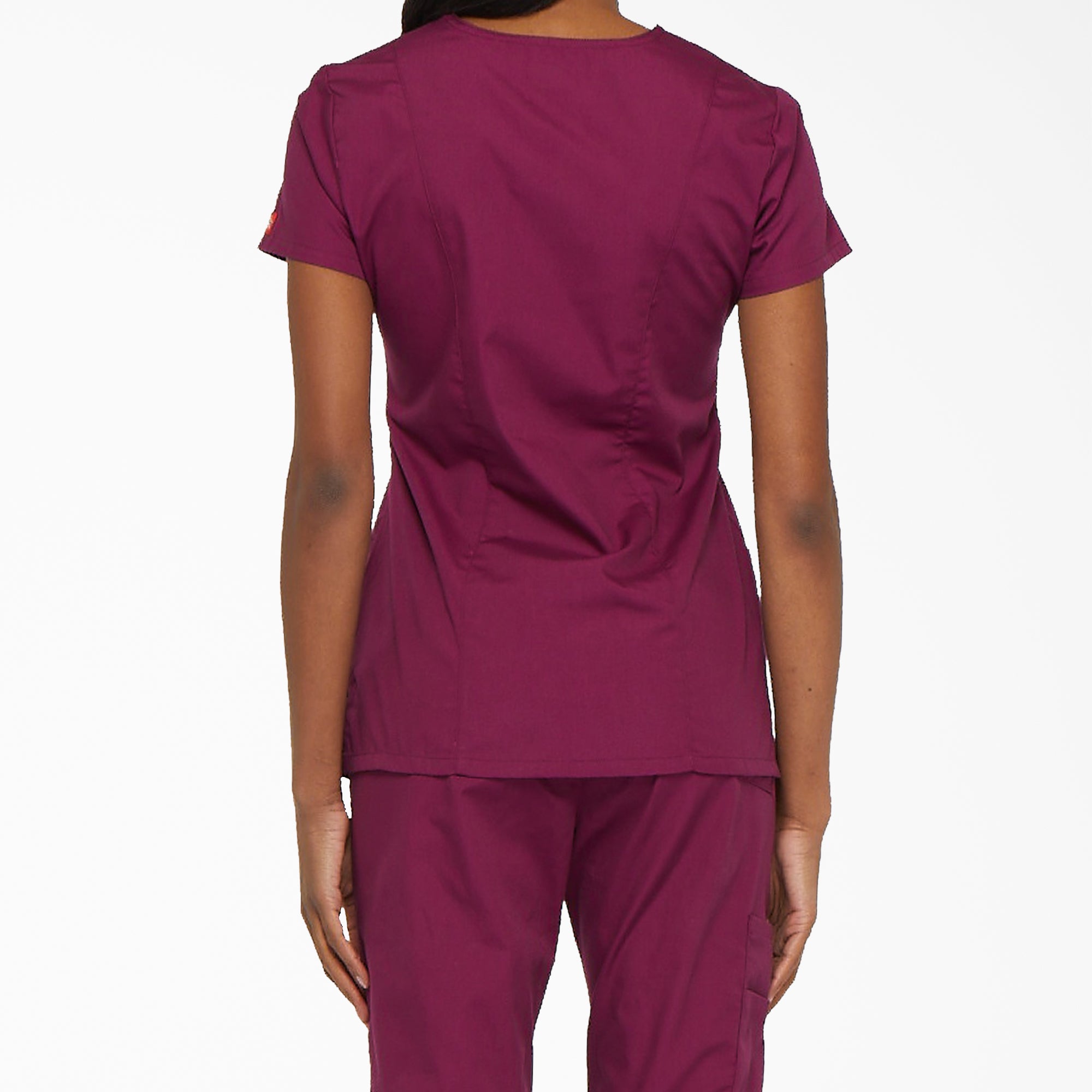 Women's EDS Signature V-Neck Scrub Top - Image 2