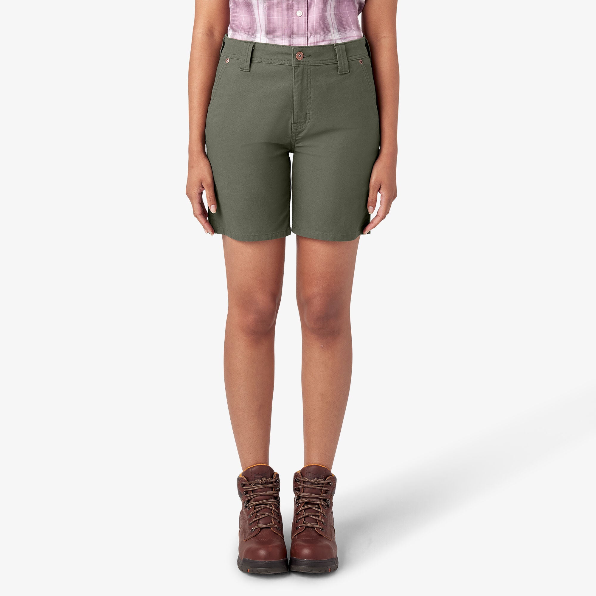 Women's Duck Carpenter Shorts. 7