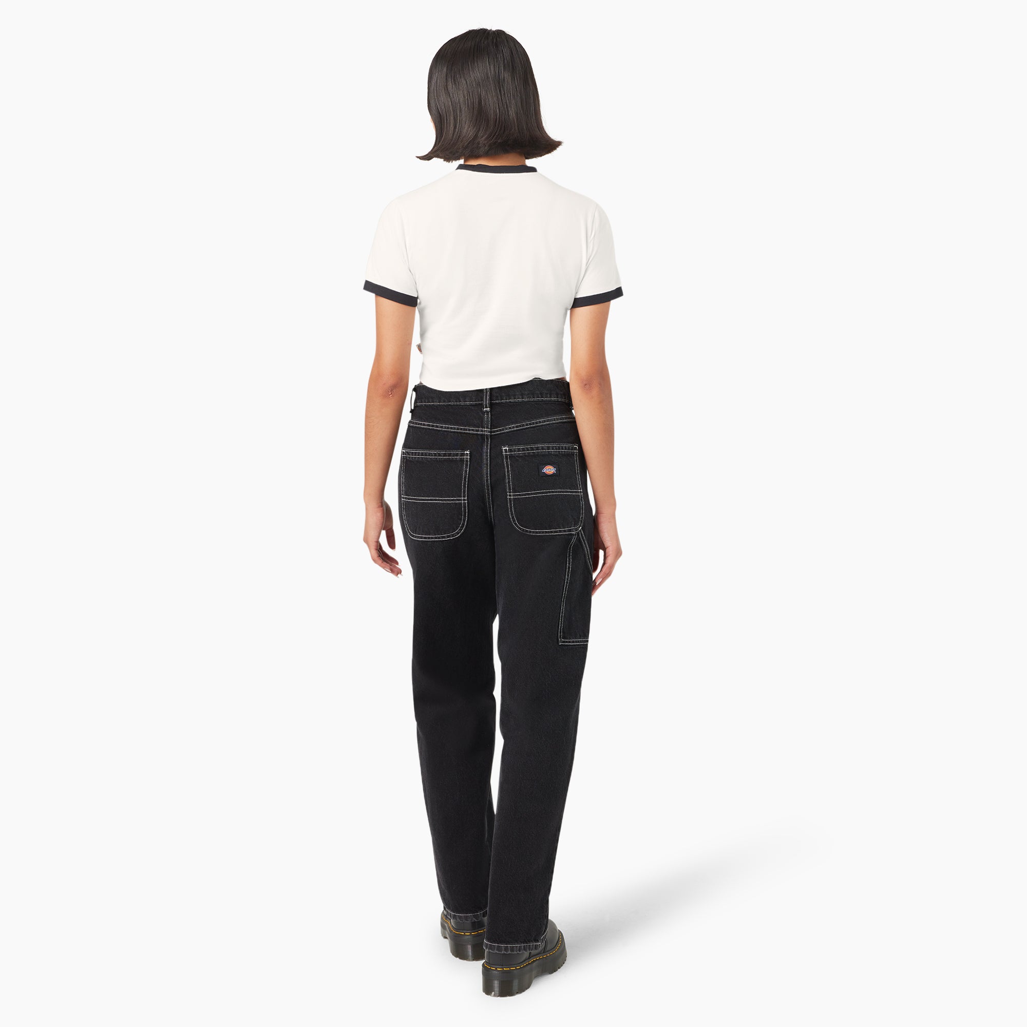 Women's Lewistown Cropped Ringer T-Shirt - Image 5