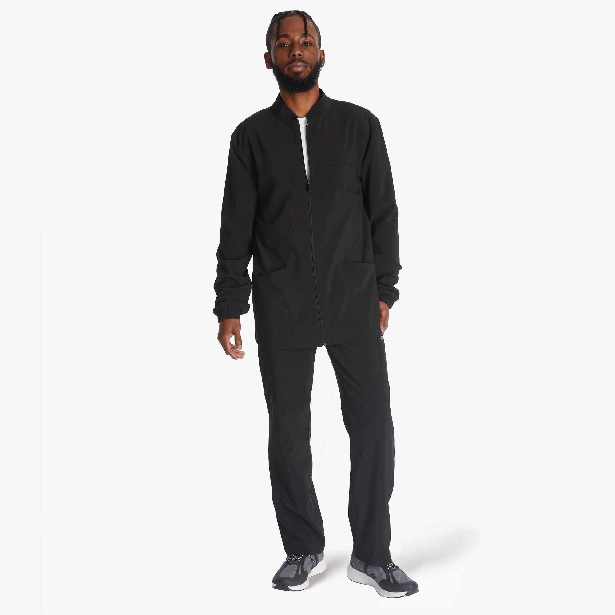 Men's EDS Essentials Zip Front Scrub Jacket - Image 5