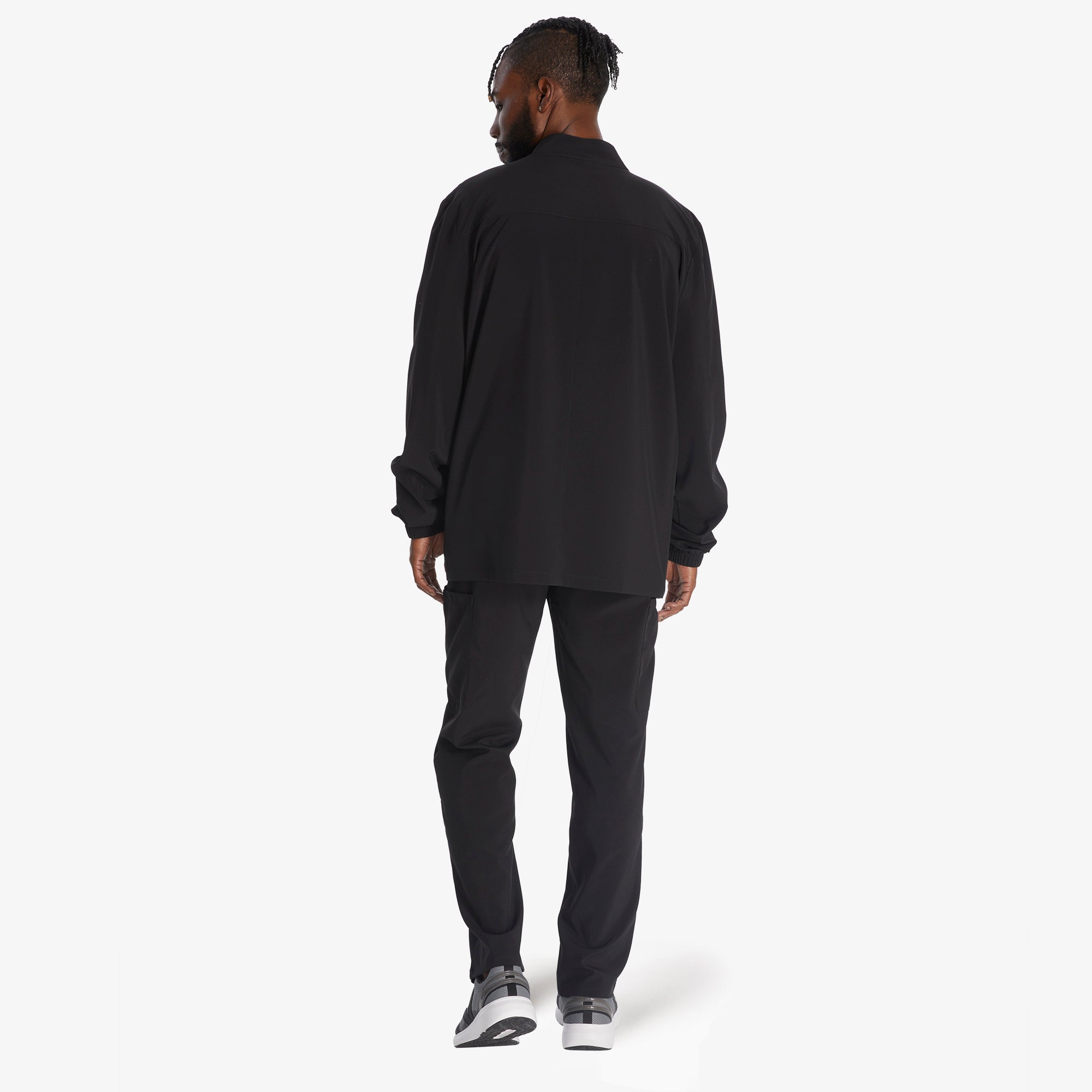 Men's EDS Essentials Zip Front Scrub Jacket - Image 6