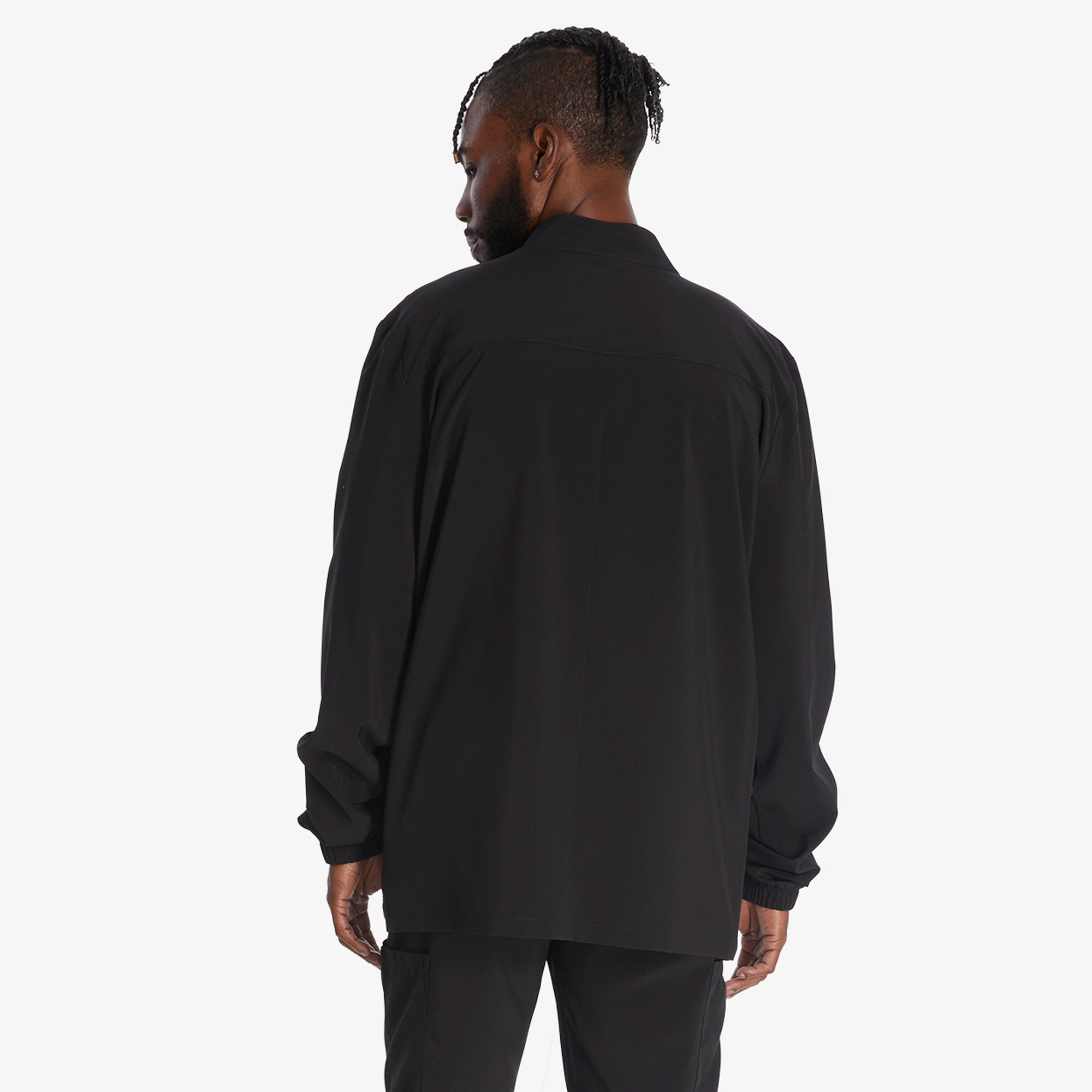 Men's EDS Essentials Zip Front Scrub Jacket - Image 2
