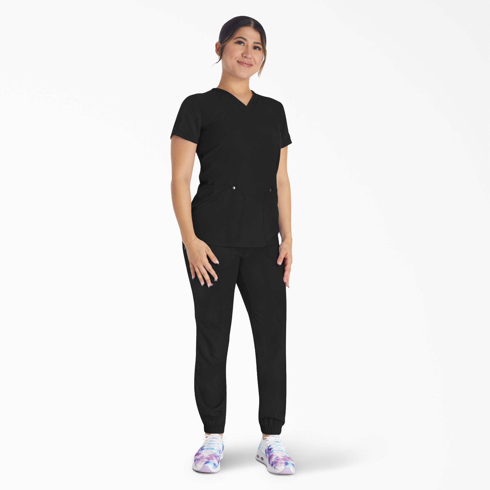 Women's EDS NXT V-Neck Scrub Top - Image 5