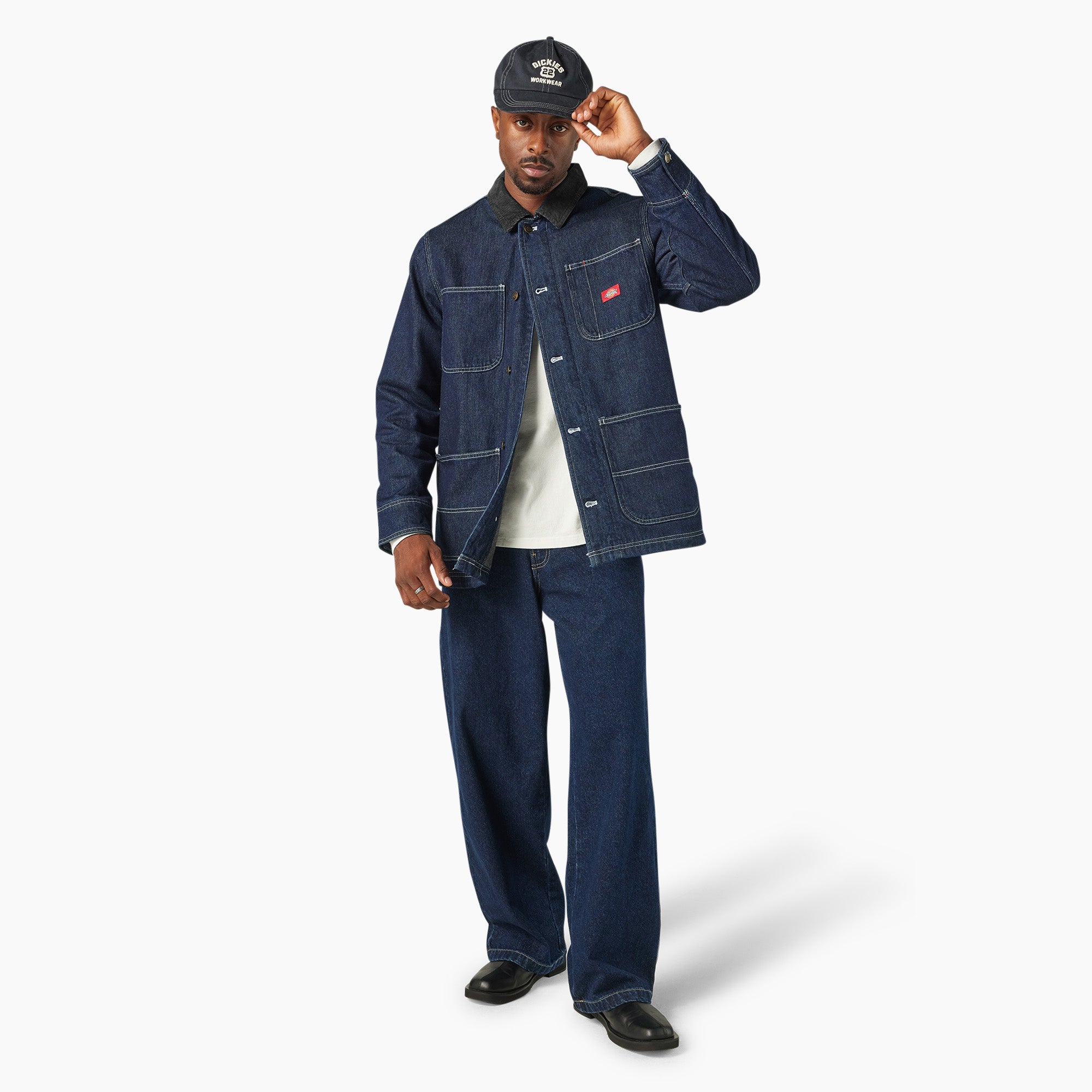 Blanket Lined Denim Chore Coat - Image 4