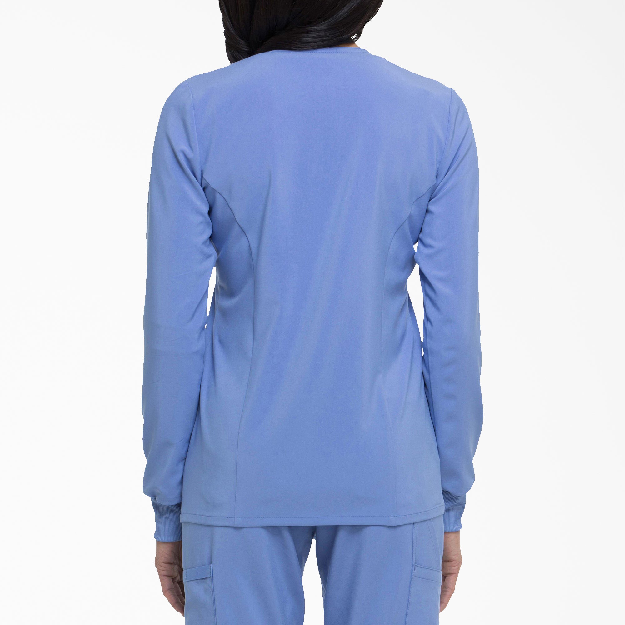 Women's EDS Essentials Snap Front Scrub Jacket - Image 2