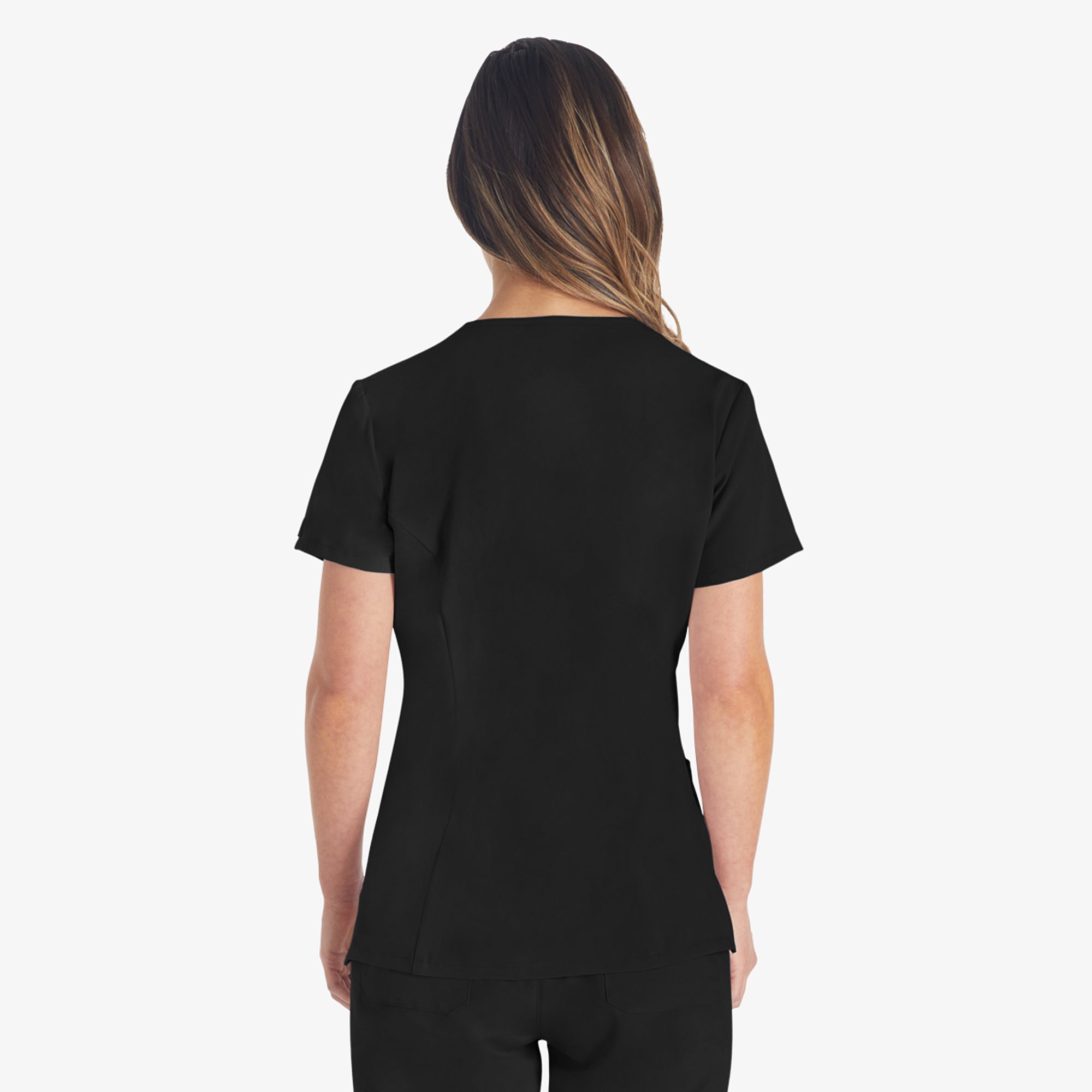 Women's EDS Essentials V-Neck Scrub Top - Image 2