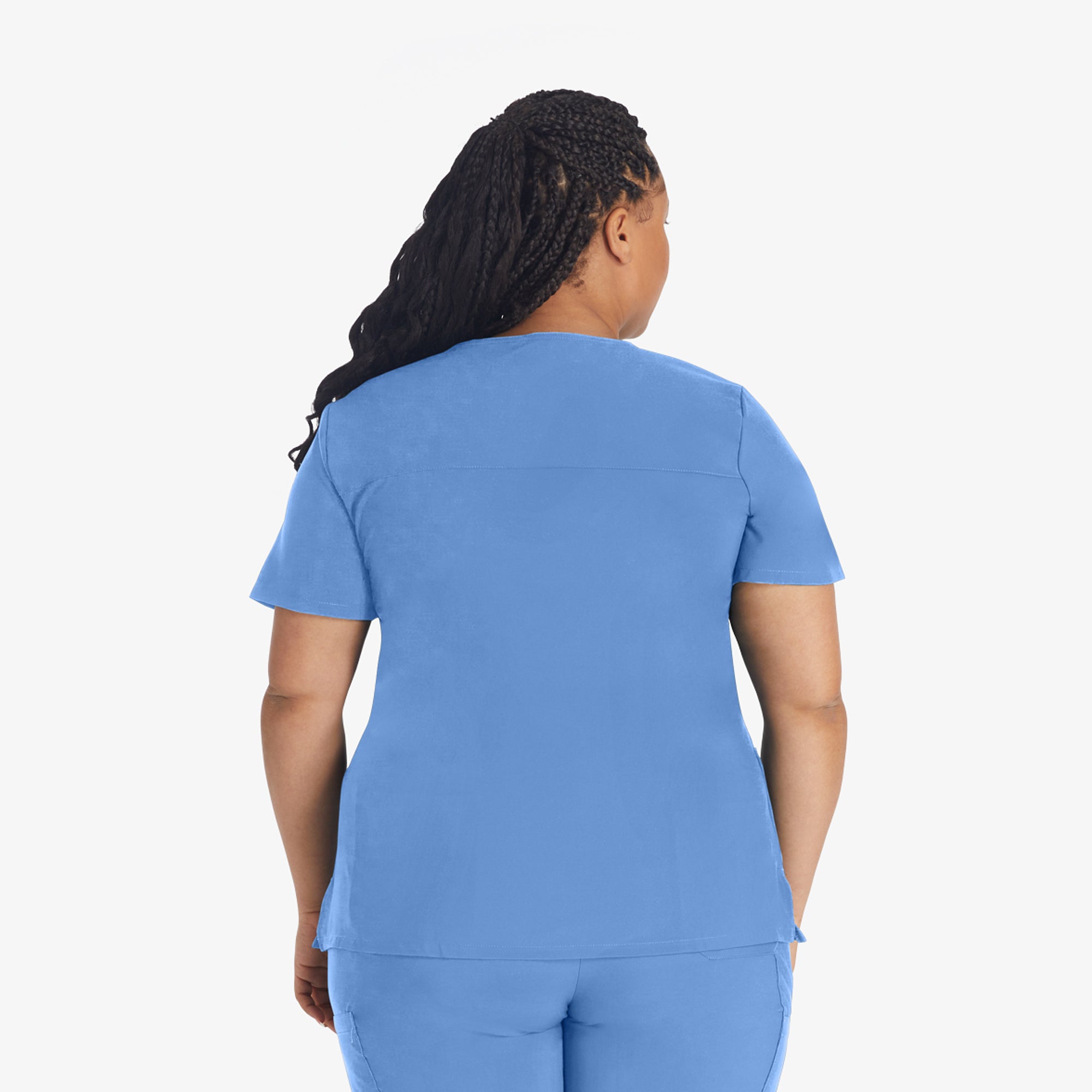 Women's EDS Essentials Mock Wrap Scrub Top - Image 2