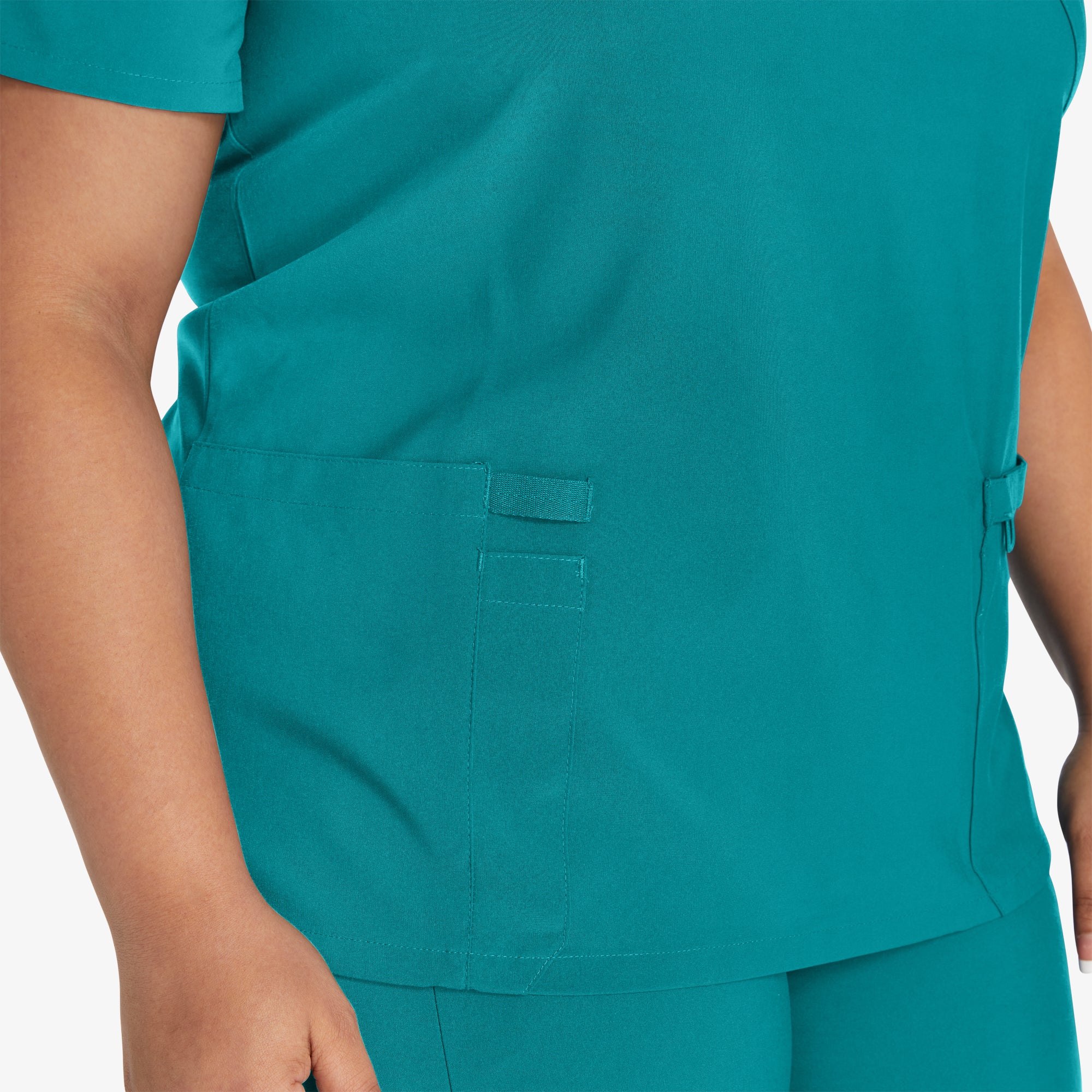 Women's EDS Essentials Mock Wrap Scrub Top - Image 6