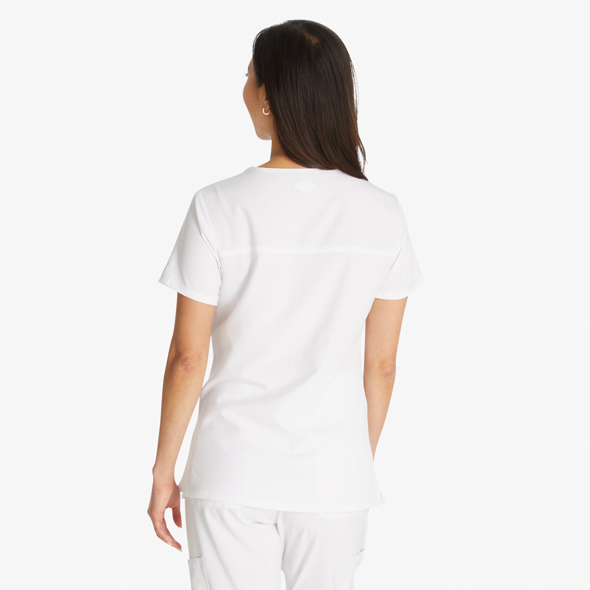Women's EDS Essentials Mock Wrap Scrub Top - Image 3