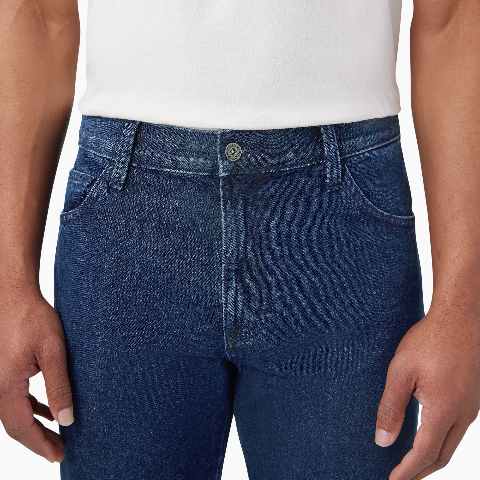 Loose Fit Double Knee Jeans - Image 8