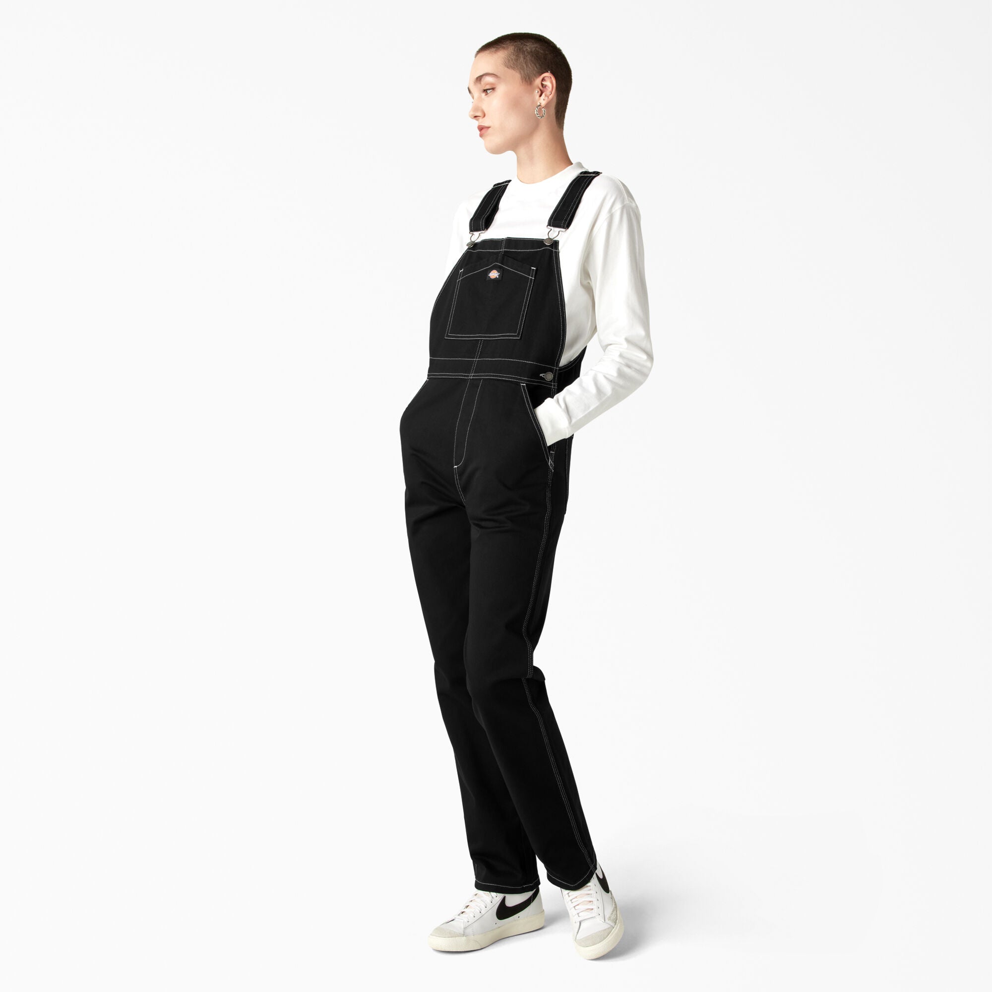 Women's Regular Fit Bib Overalls - Image 3