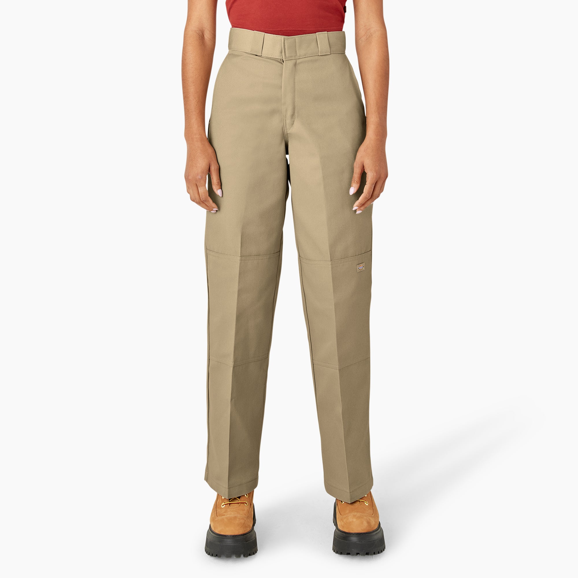Women's Loose Fit Double Knee Work Pants