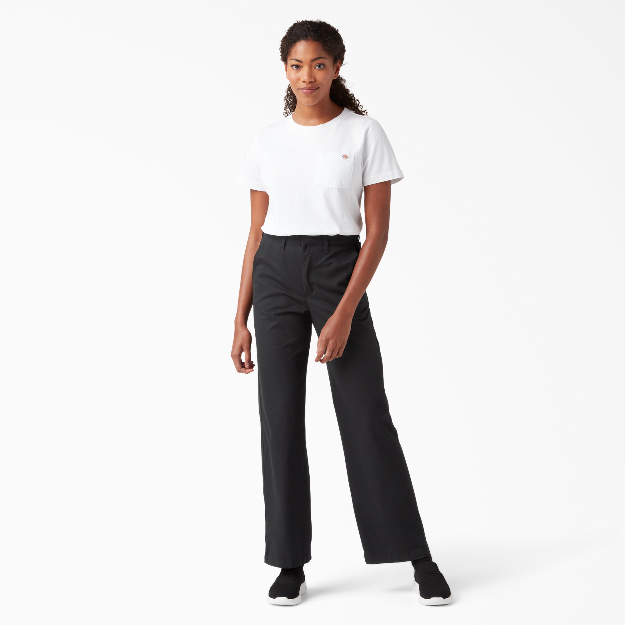 Women's Relaxed Fit Wide Leg Pants - Image 4
