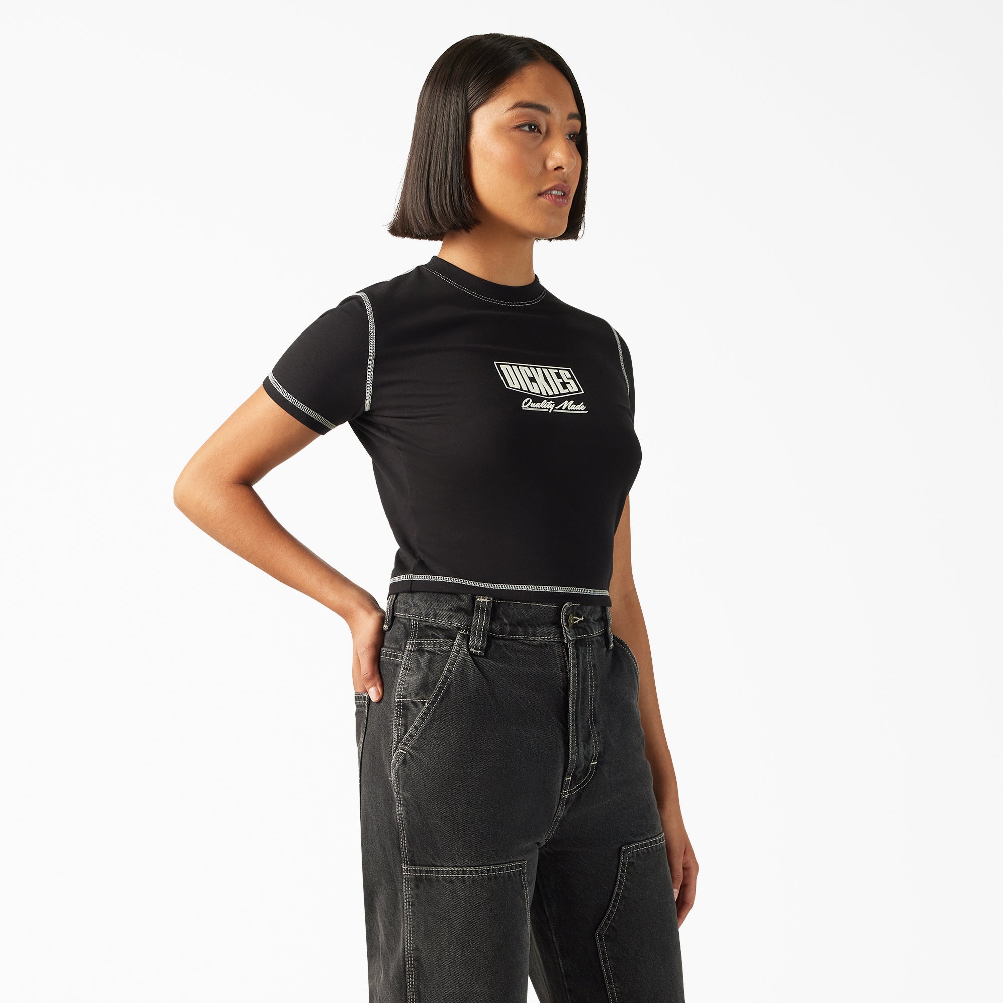 Women's Madison Loose Fit Double Knee Jeans - Image 4