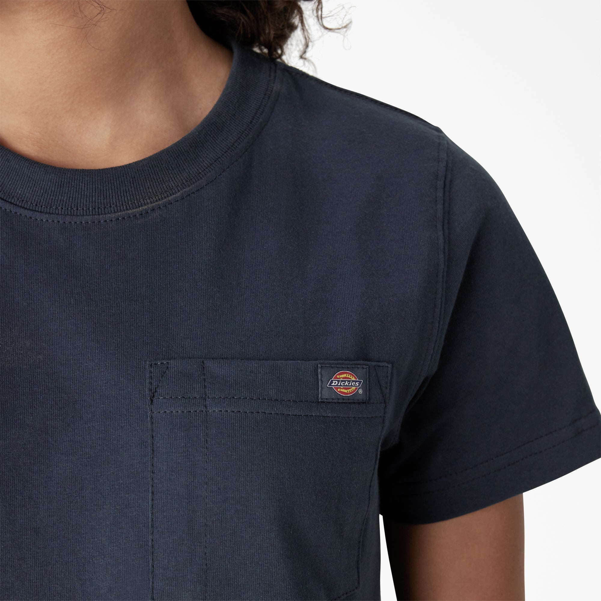 Women's Heavyweight Short Sleeve Pocket T-Shirt - Image 5