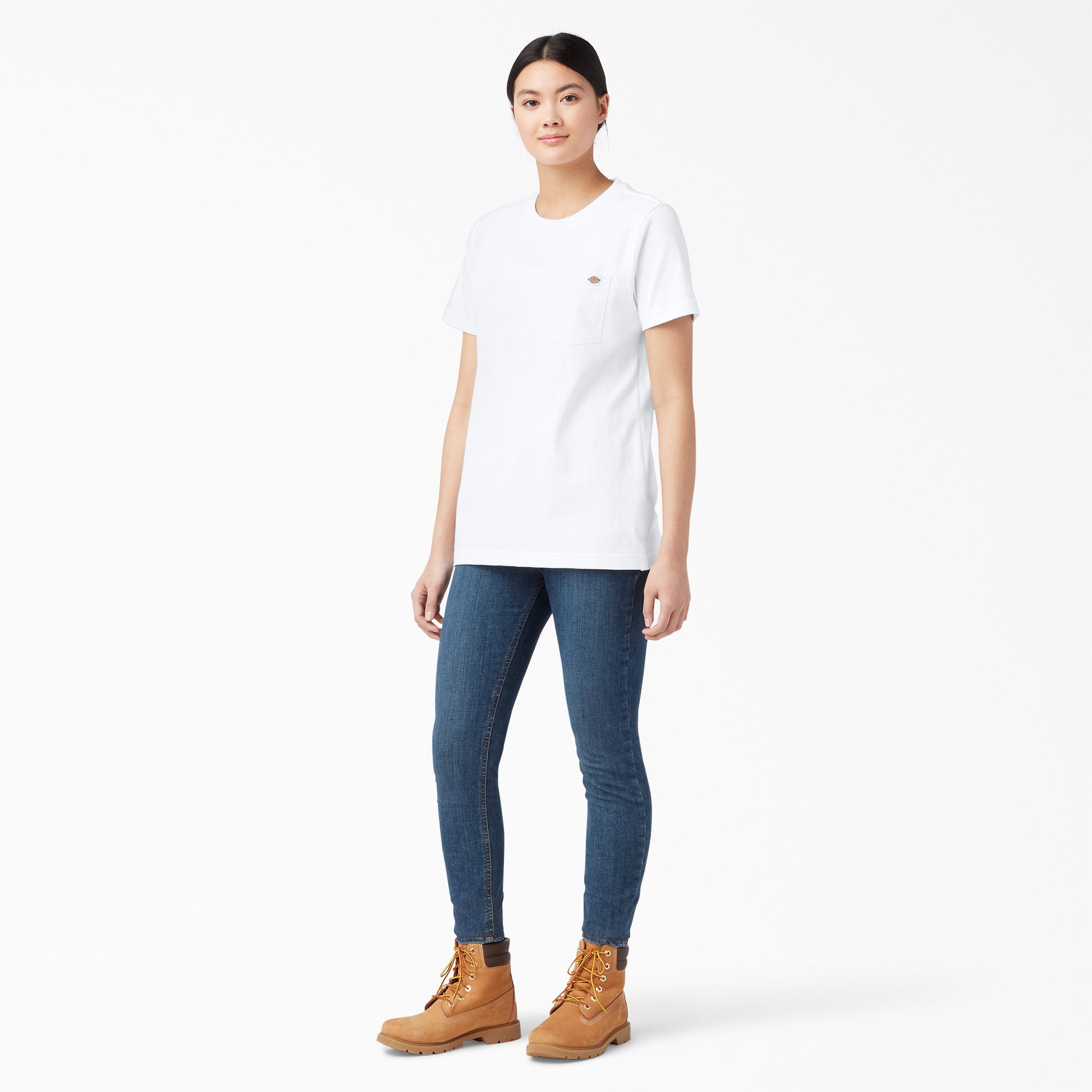 Women's Heavyweight Short Sleeve Pocket T-Shirt - Image 4