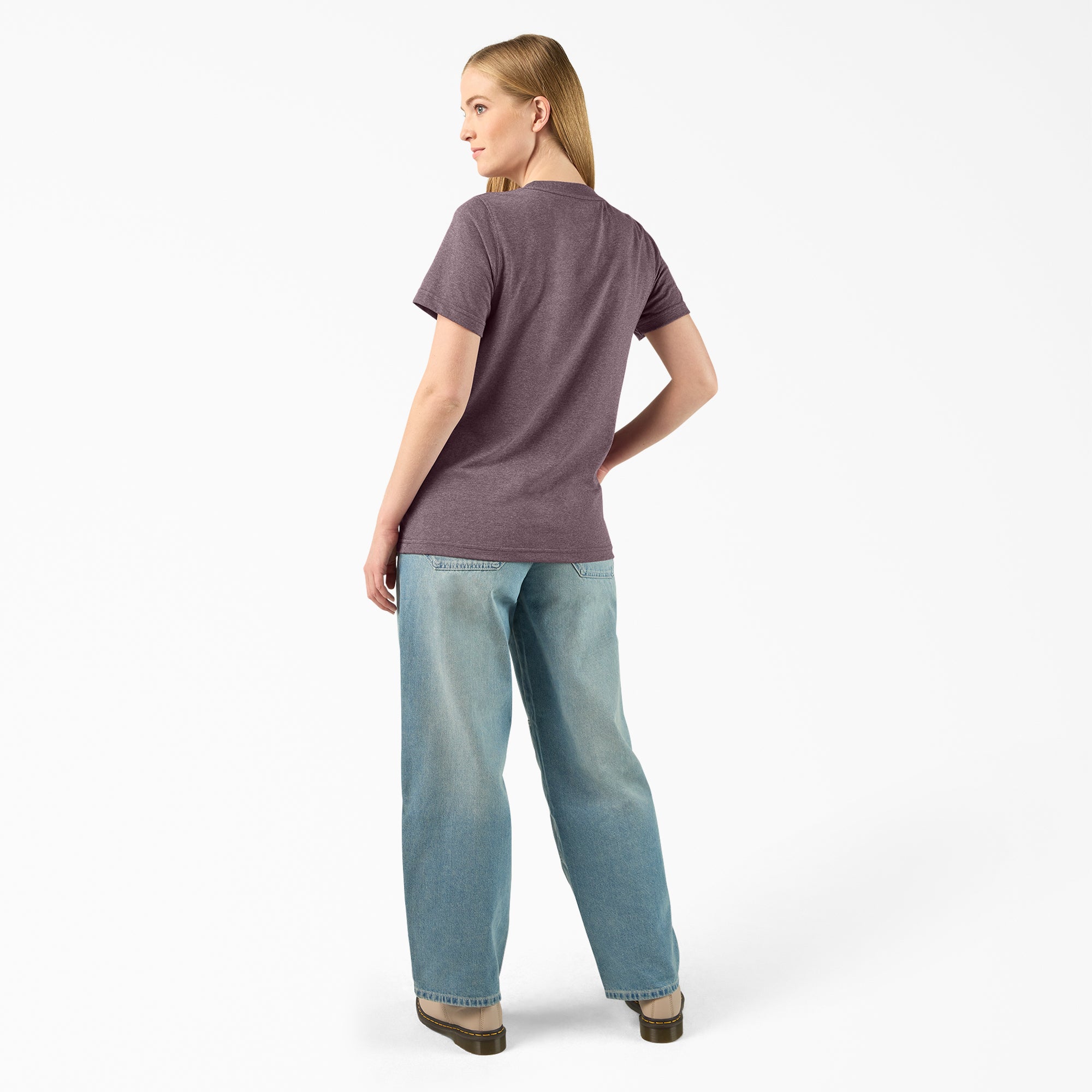 Women's Heavyweight Short Sleeve Pocket T-Shirt - Image 5