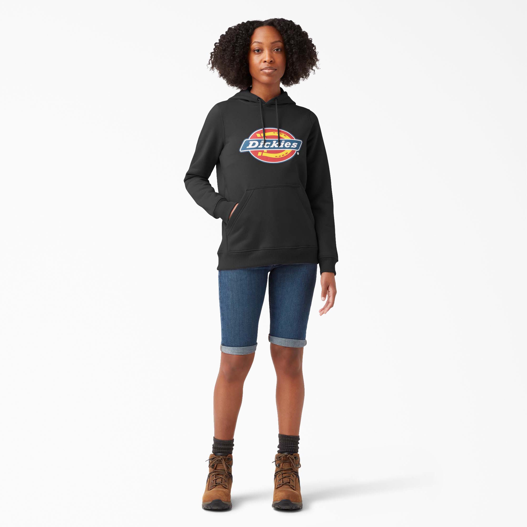 Women's Water Repellent Logo Hoodie - Image 4