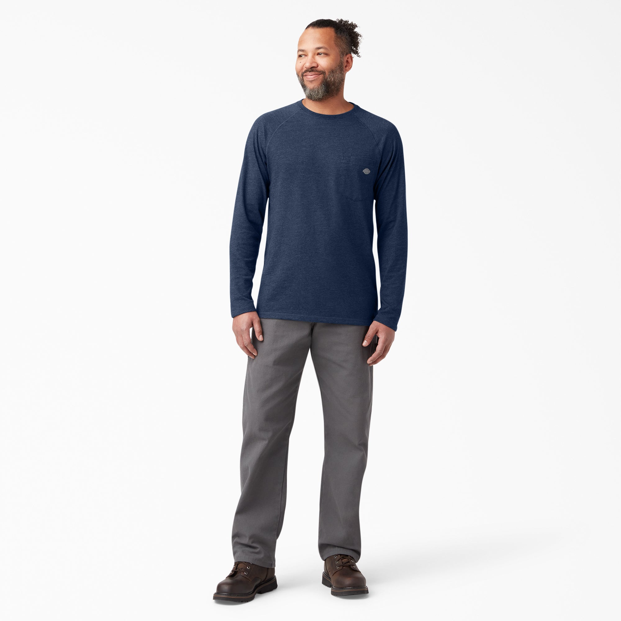 Cooling Long Sleeve Pocket T-Shirt - Image 4