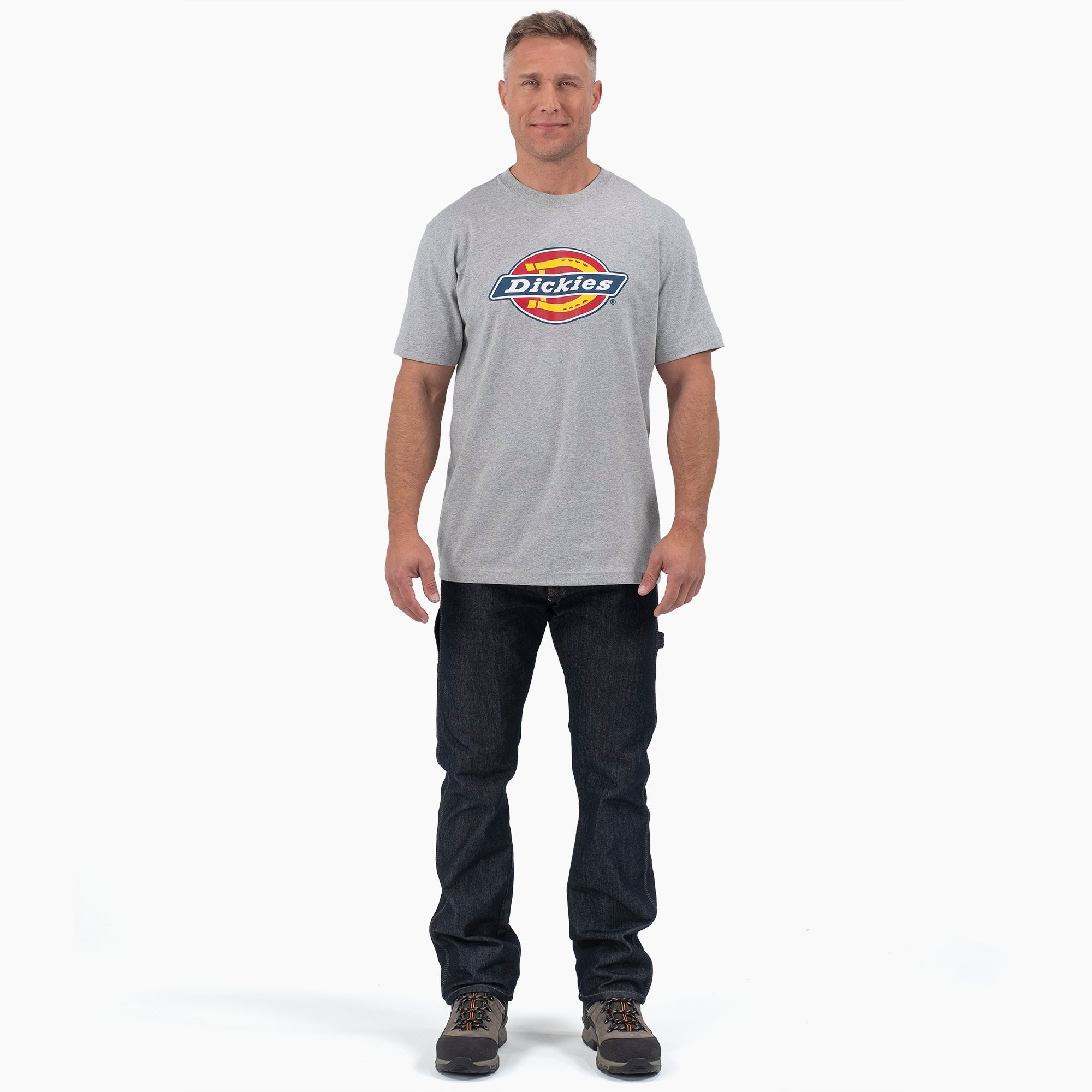 Short Sleeve Tri-Color Logo Graphic T-Shirt - Image 4