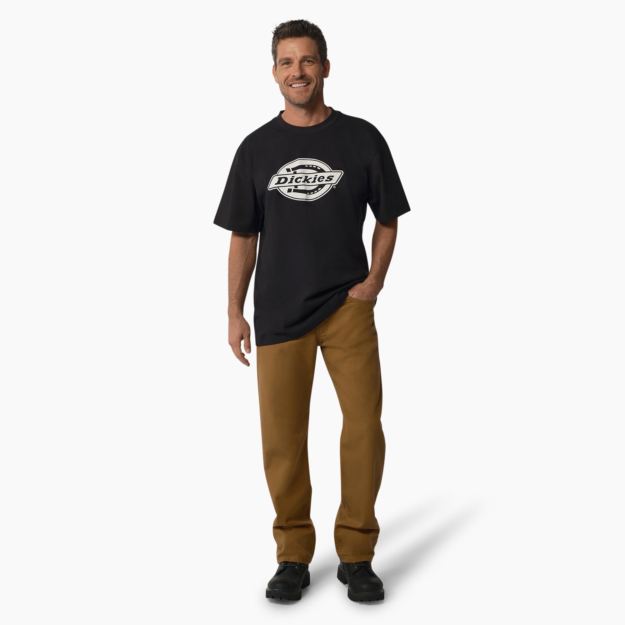 Short Sleeve Heavyweight Logo T-Shirt - Image 4
