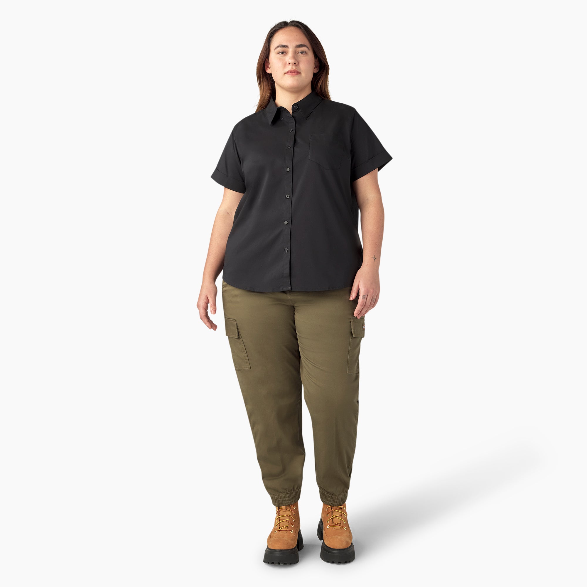 Women's Plus Button-Up Shirt - Image 5