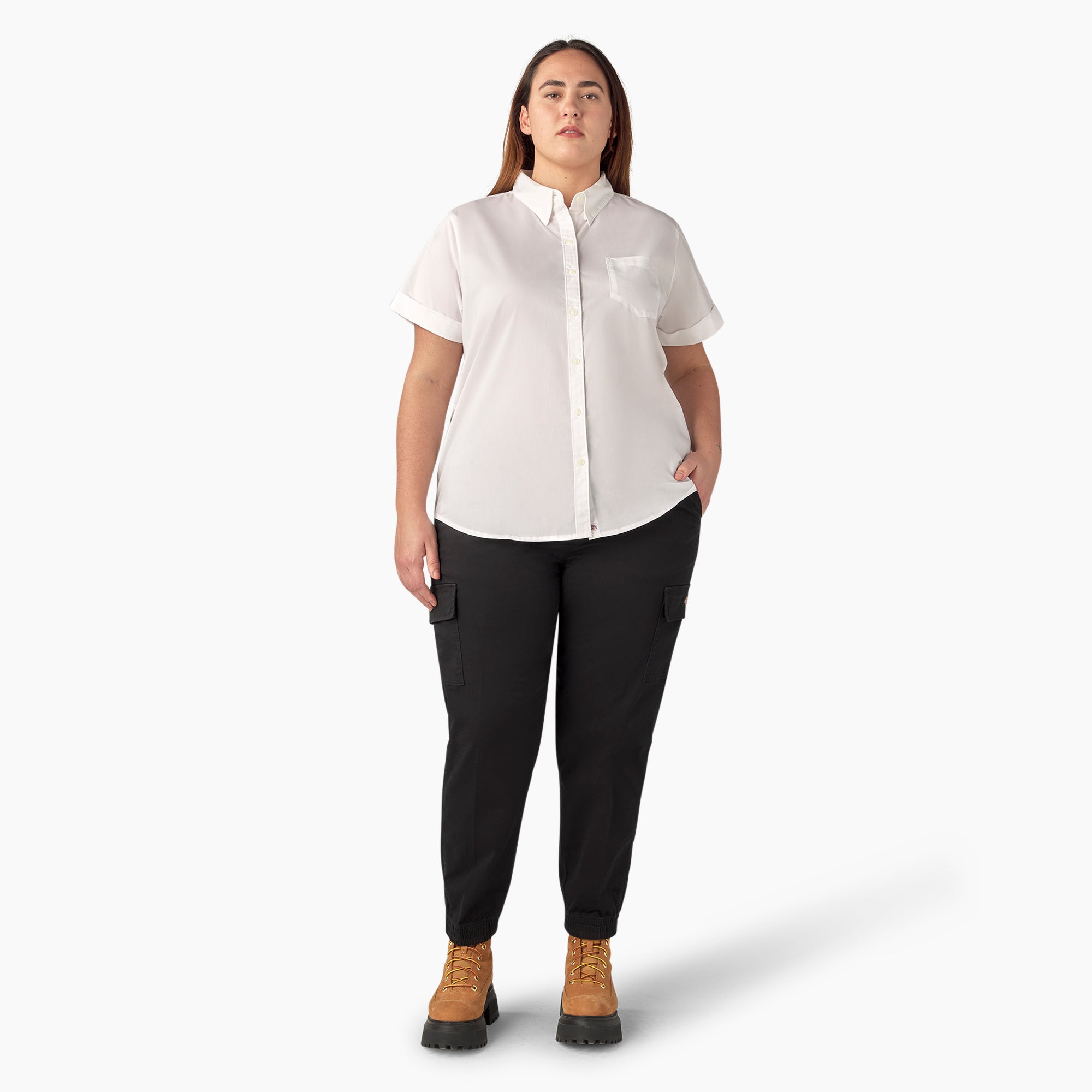 Women's Plus Button-Up Shirt - Image 5