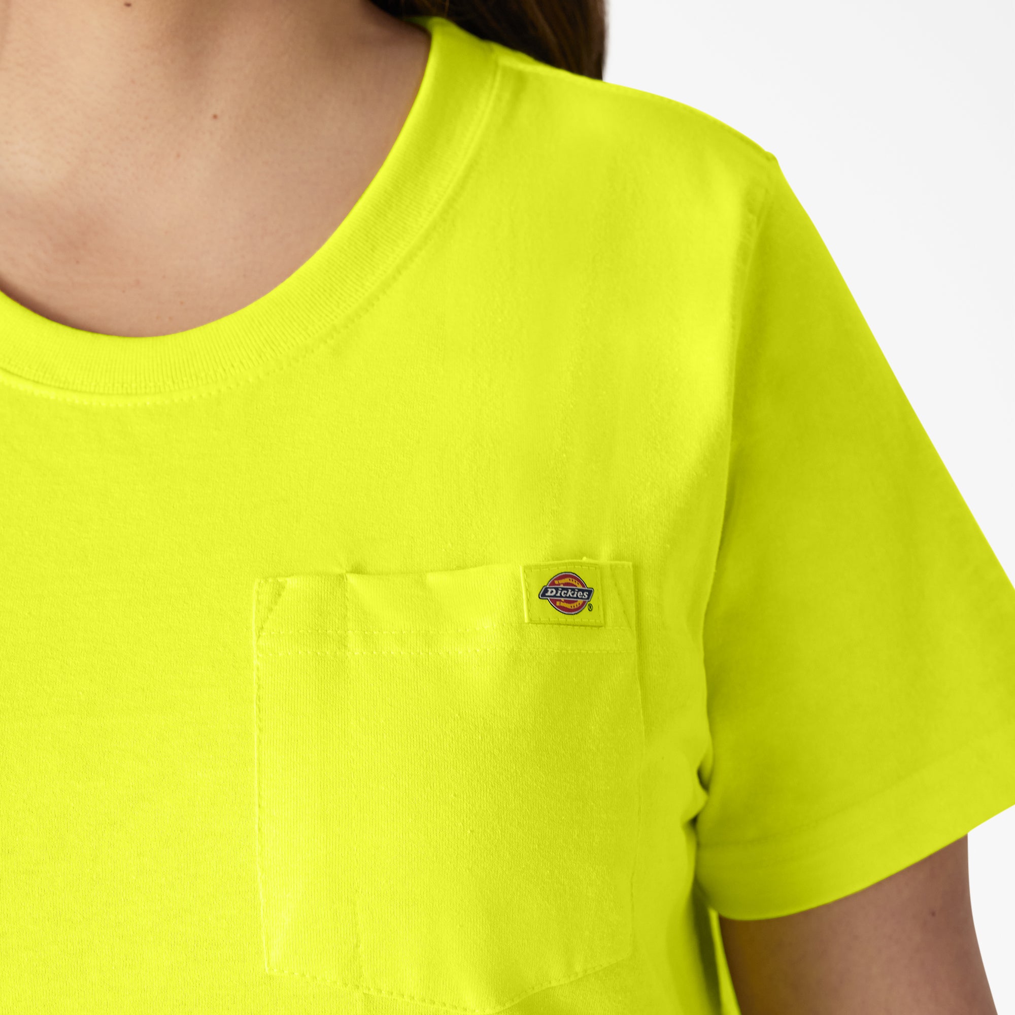 Women's Plus Heavyweight Short Sleeve Pocket T-Shirt - Image 5