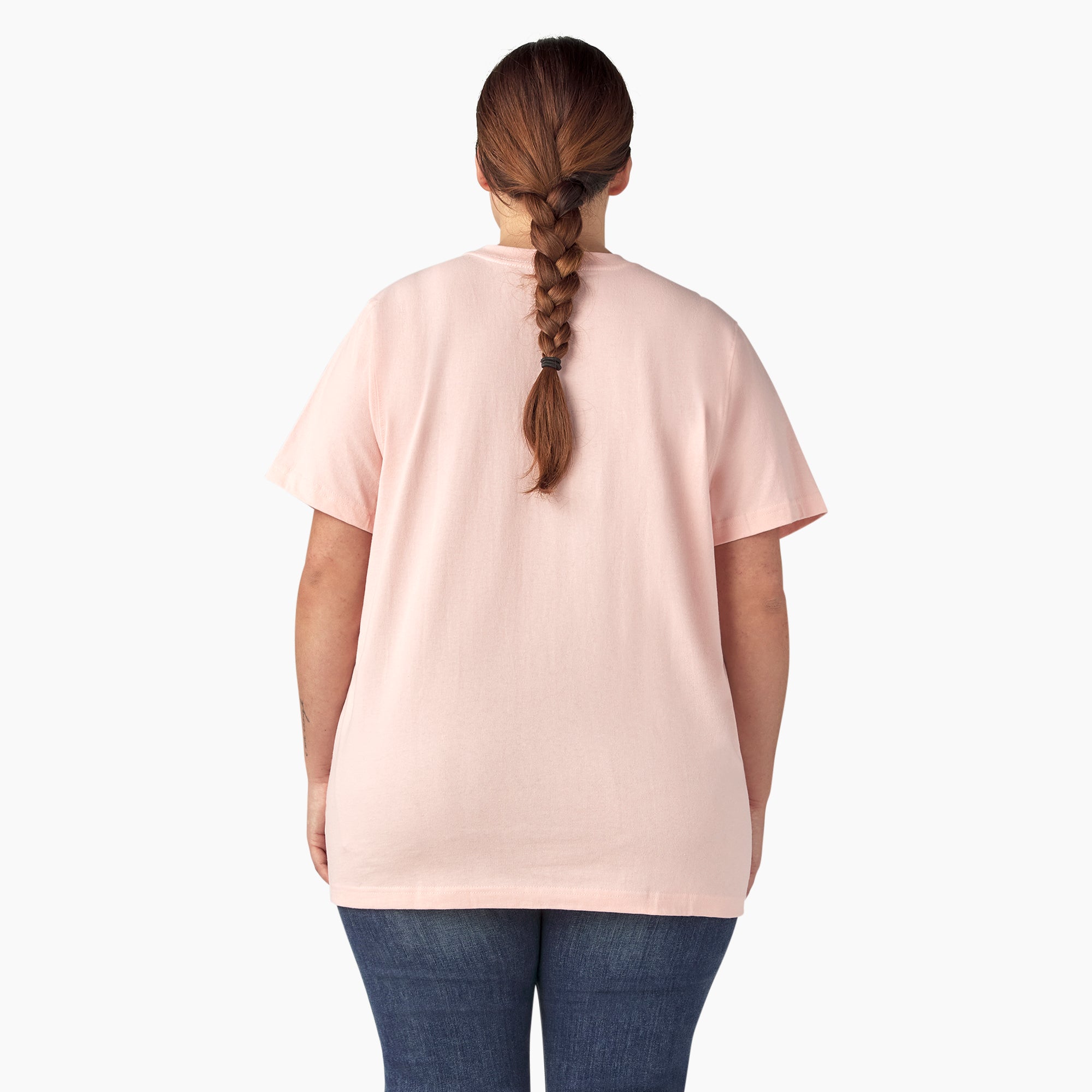 Women's Plus Heavyweight Short Sleeve Pocket T-Shirt - Image 2