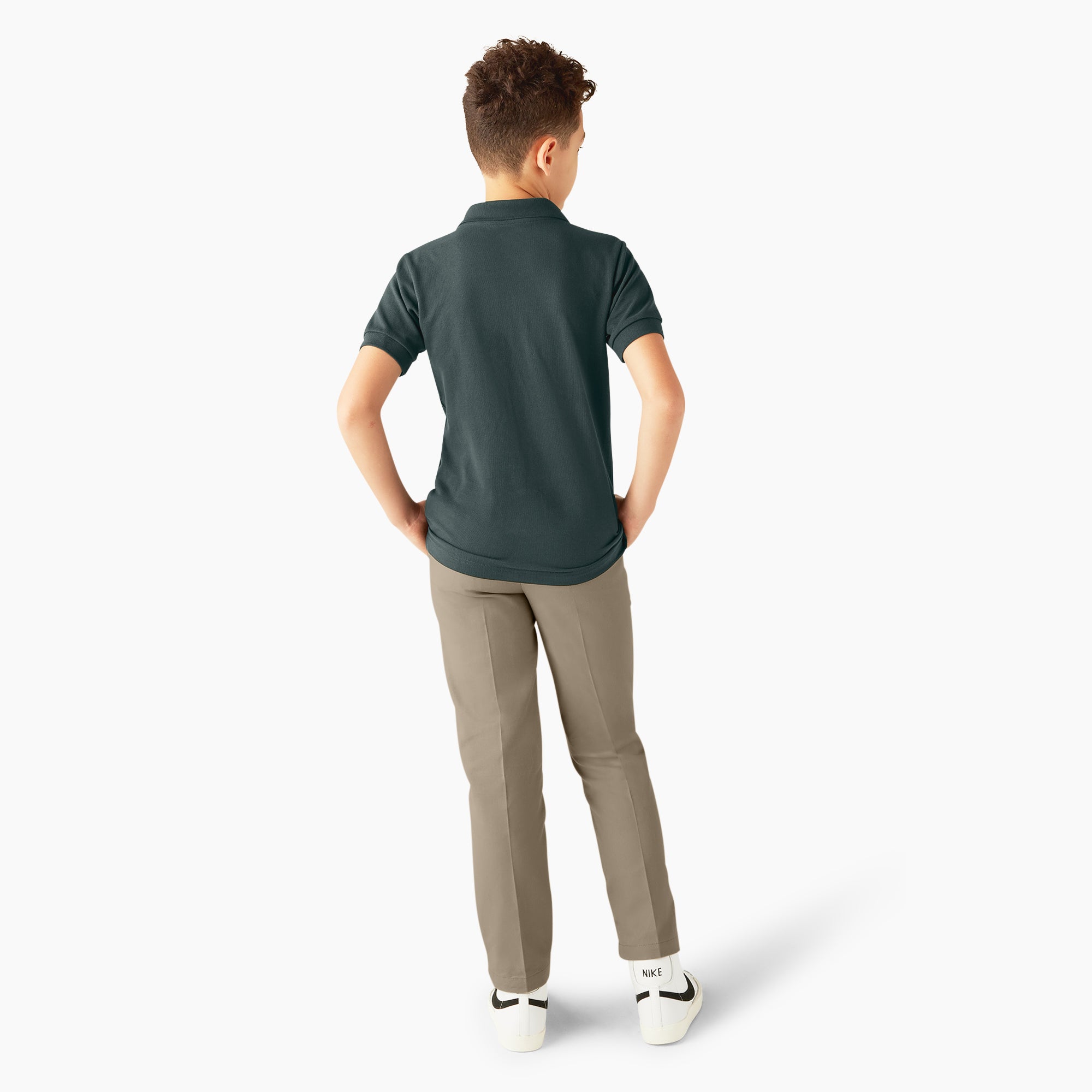 Kids' Piqu?? Short Sleeve Polo - Image 5