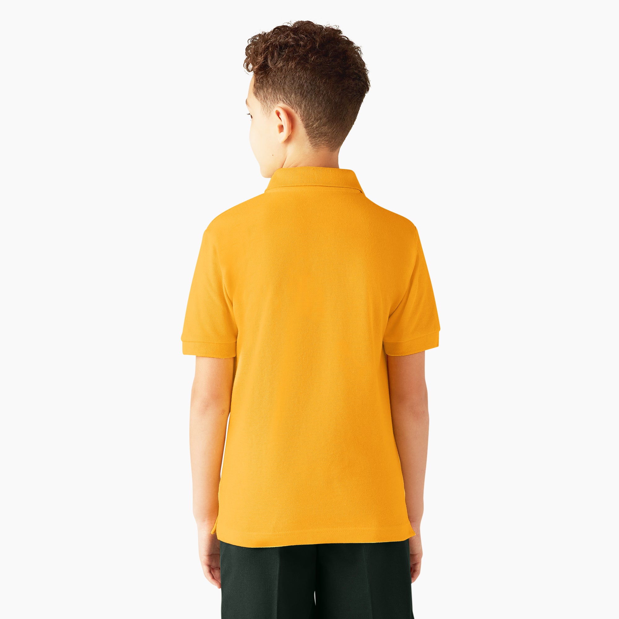 Kids' Piqu Short Sleeve Polo - Image 2