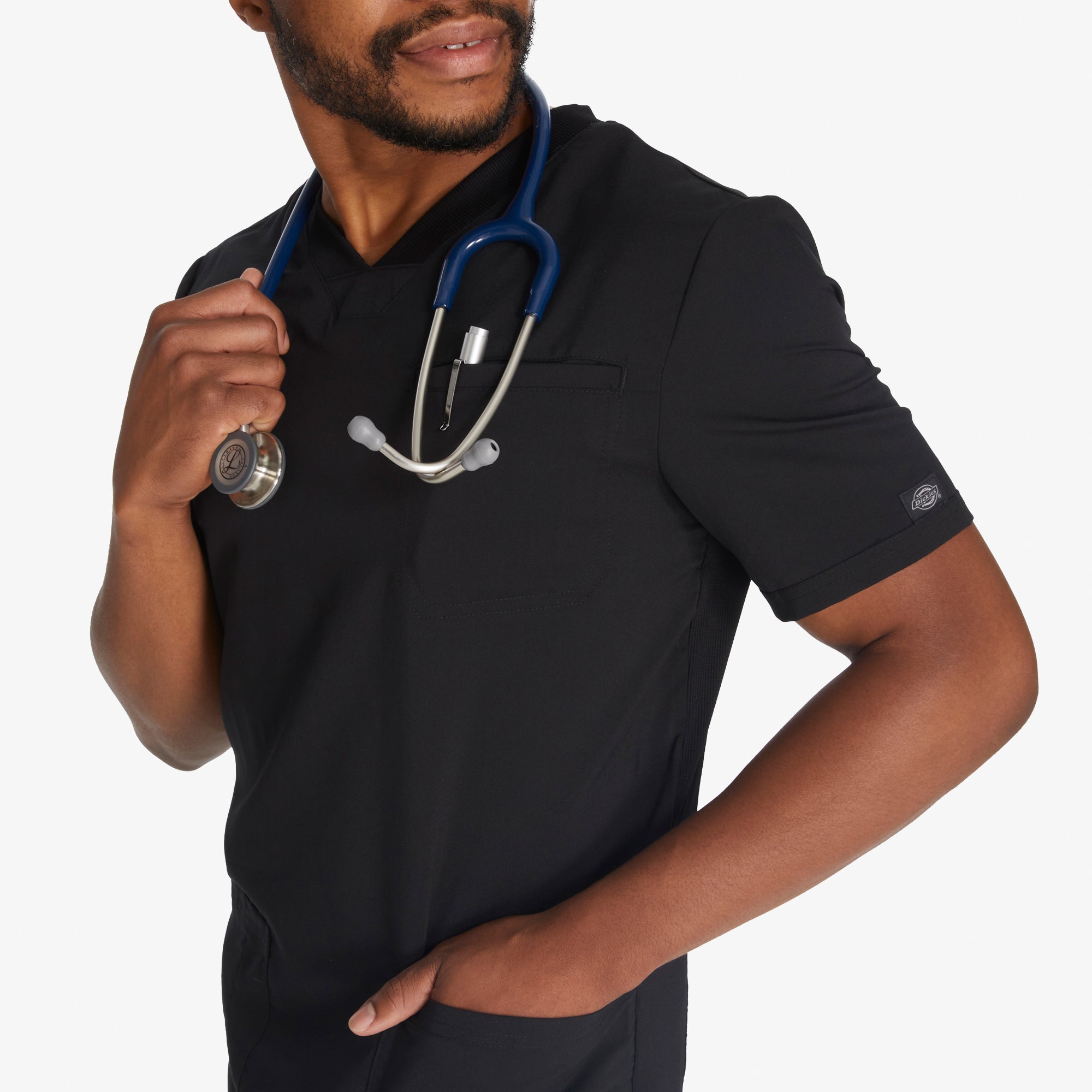 Men's Balance V-Neck Scrub Top - Image 5