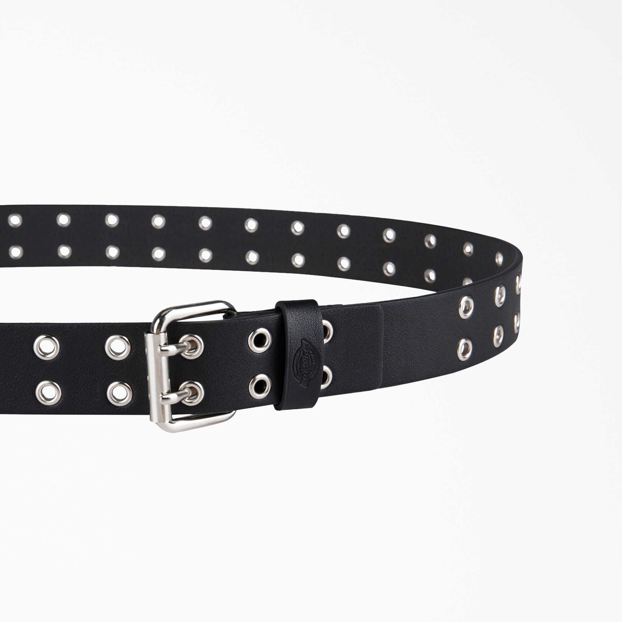 Women's Leather Double Grommet Belt - Image 5